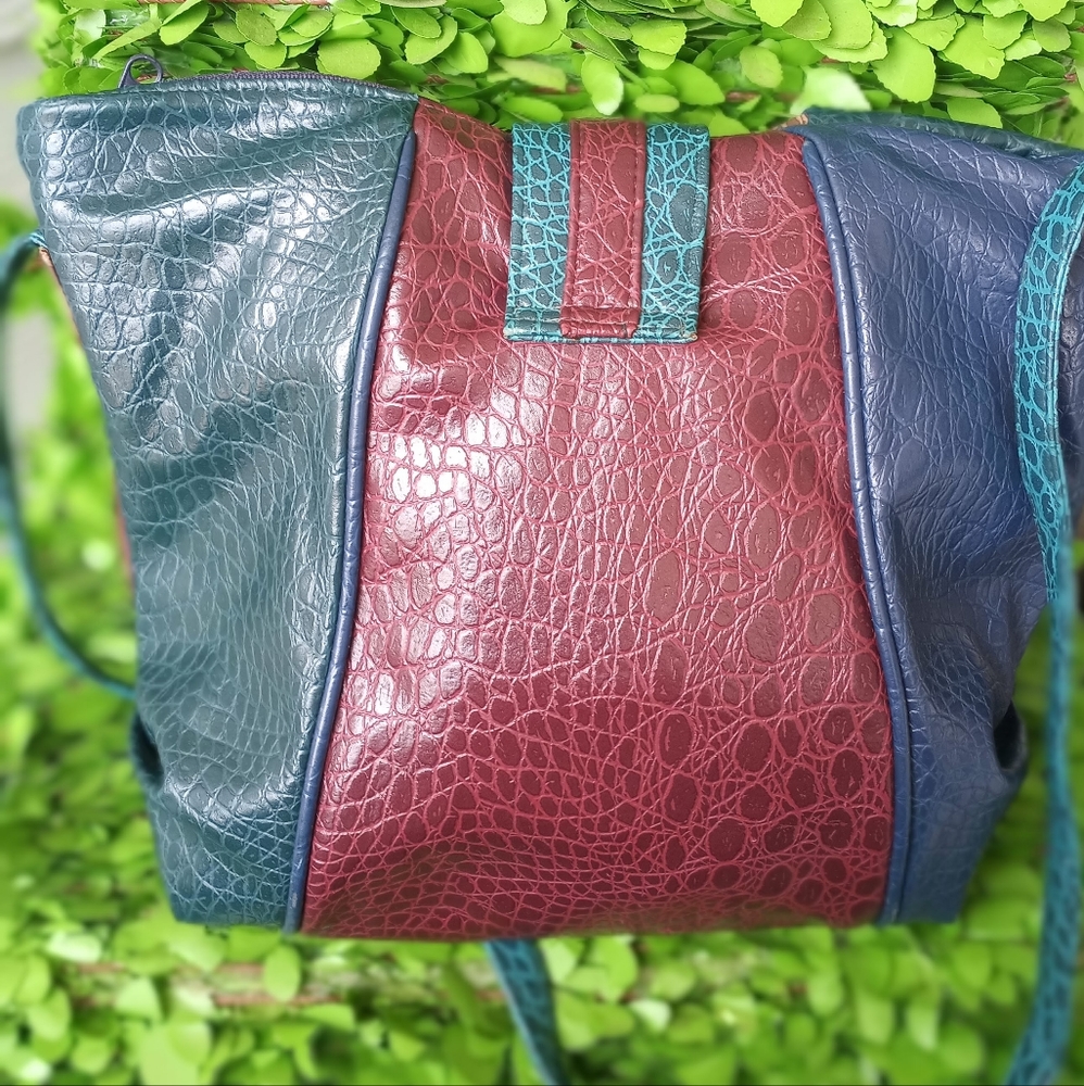 DesireTextured patchwork bag - Picture 3 of 6